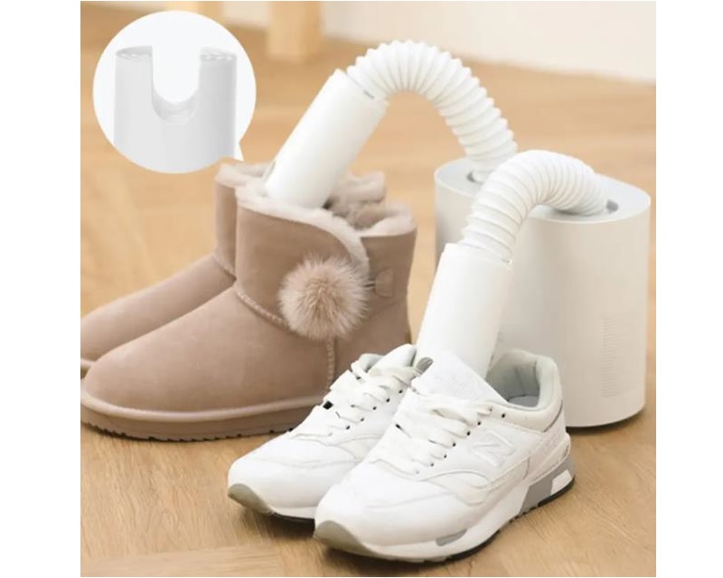 suszenie dwóch par butów jednocześnie